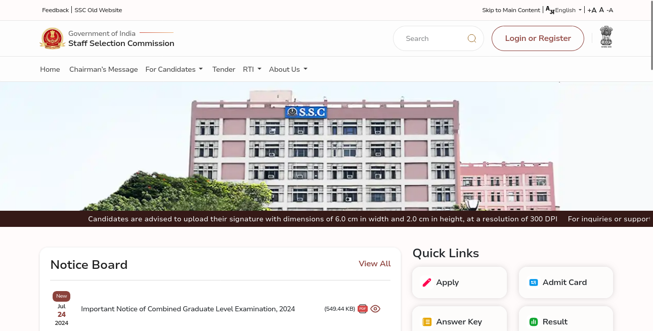 SSC CGL Application Form Last Date Extended for 17727 Vacancies